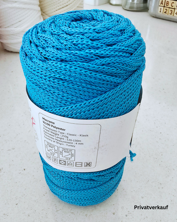 Flechtkordel Polyester 2 mm - 250 g