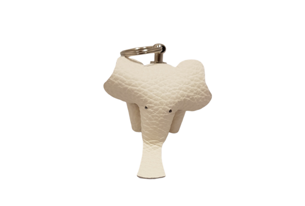 Sleutelhanger Olifant Wit