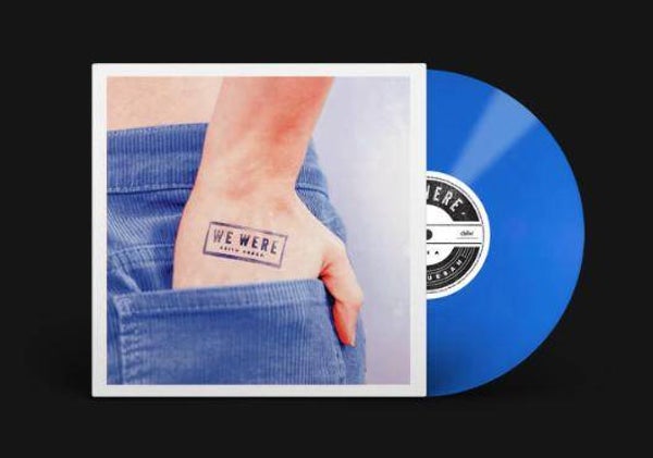 "WE WERE"  RED COVER WITH BLUE 7" VINYL