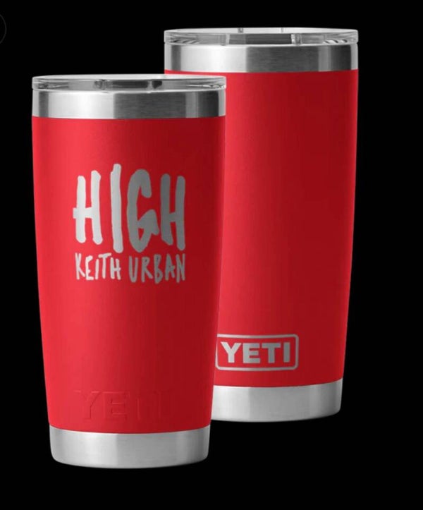 HIGH YETI RAMBLER 200Z TUMBLER IN RESCUE RED