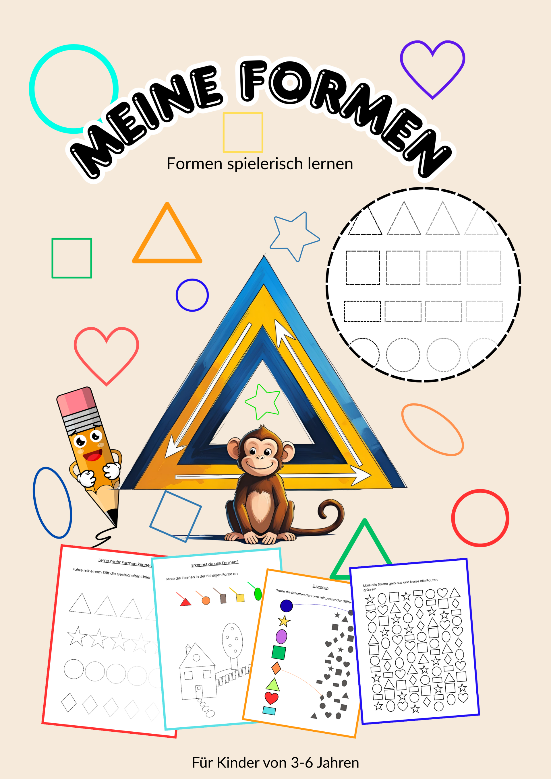 Lernheft „Meine Formen“ – Spielerisch Formen lernen