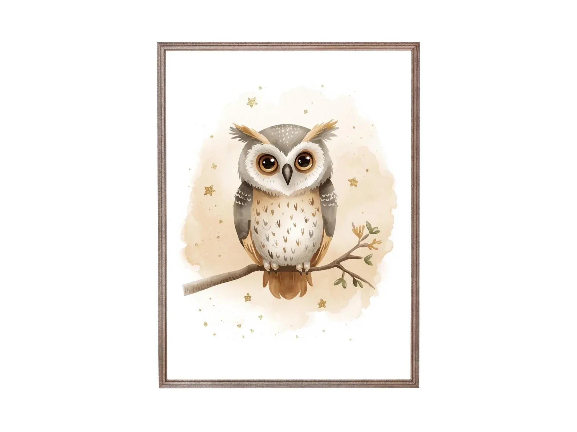 Wandbild Eule