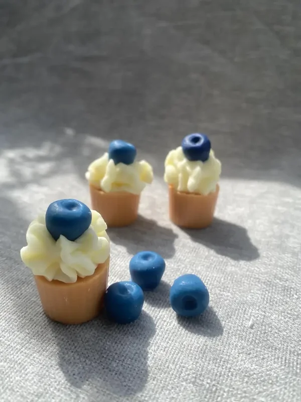 Duftwachs Blue Berry Bliss Muffins – 6er Set | Blaubeere Vanille