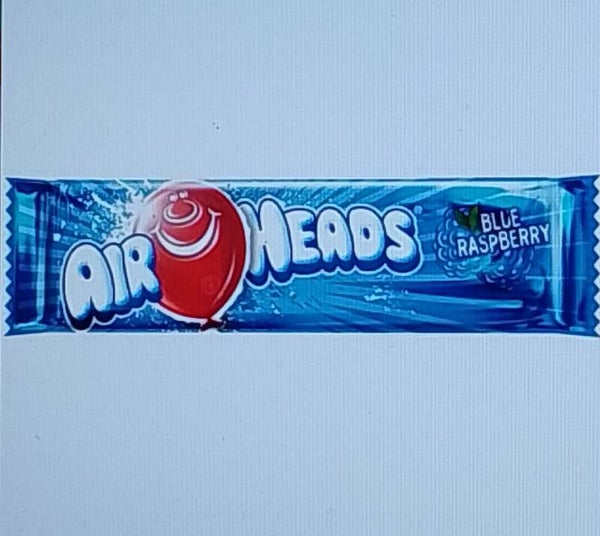 Airheads blue rasp single