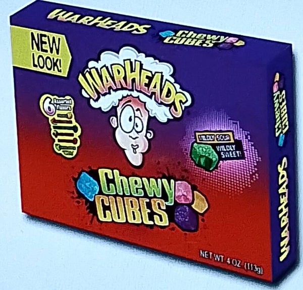 Warheads sour chew cubes