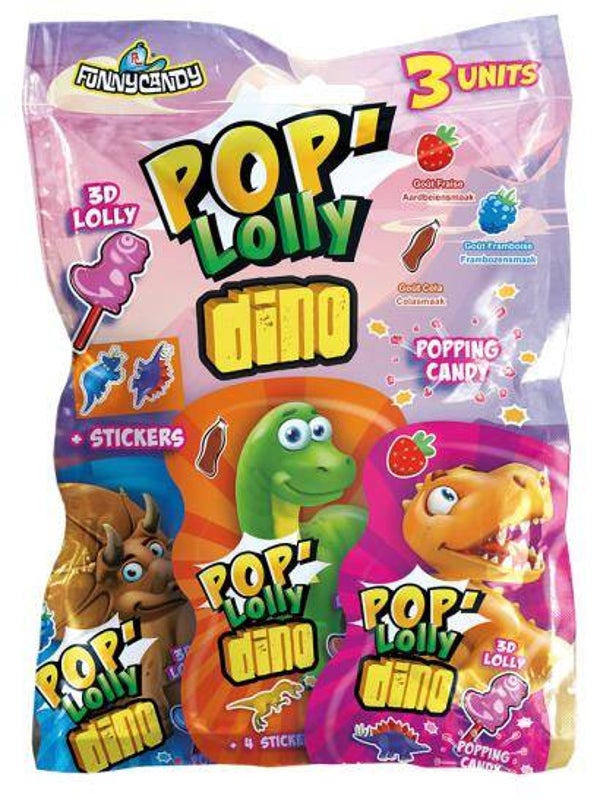 pop lolly 3d dino