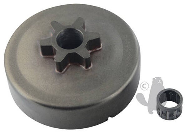 Pignon étoile adapt stihl 3/8lp 6 dents 11236402003