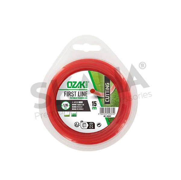 Fil nylon OZAKI rond first line 1.35mm long 15m 15m