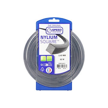 Fil nylon square nylium 2,4mm long 60m