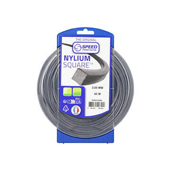Fil nylon square nylium 3mm long 40m