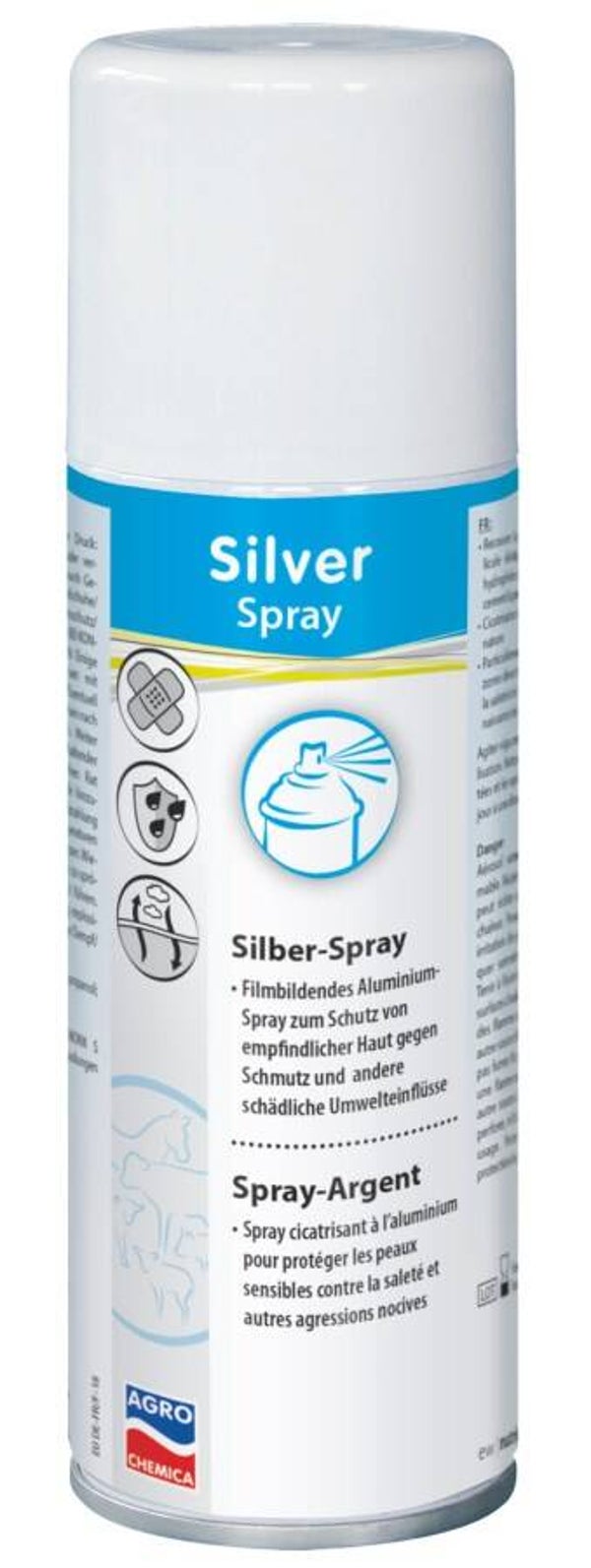 Spray argent 200ML Spray d'aluminium