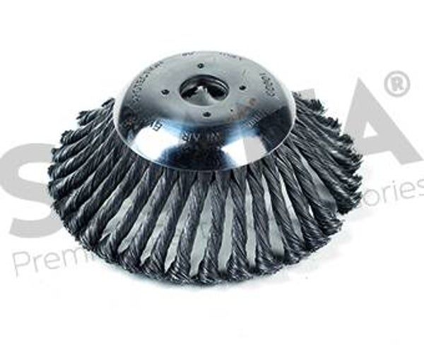 Brosse de désherbage conique diam 170 ales 25,4