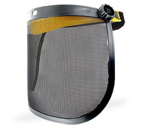 Visière protection écran grillagé