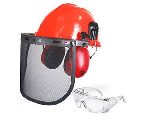 Casque pour travaux de tronçonnage et de débroussaillage