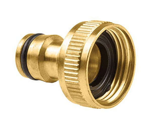 Nez de robinet raccord auto laiton 3/4, 20/27 fem