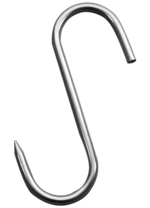 Crochet esse diam 6mm long 18cm inox