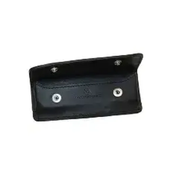 Etuis couteau cuir horizontal noir