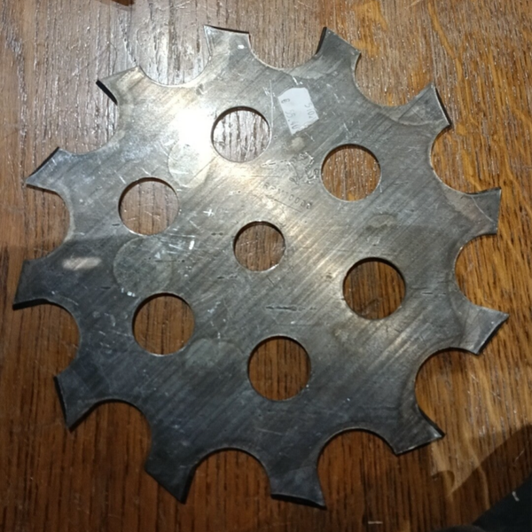 Lame 12 dents diam 250 alés 25,4mm