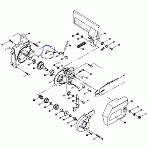 Piston pompe a huile ISEKI/SHINDAIWA 2414362300