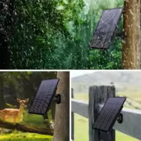 Panneau solaire 6V/12V pour caméra de chasse