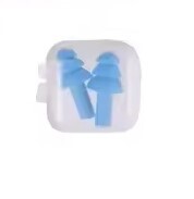 Bouchon d'oreille silicone x2 réutilisables