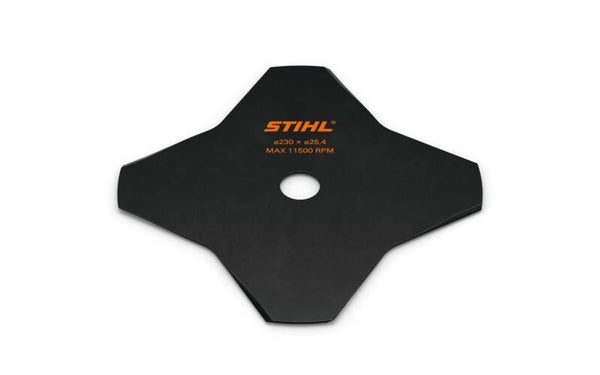 Lame 4 dents Stihl diam 230 alèsage 25.4mm