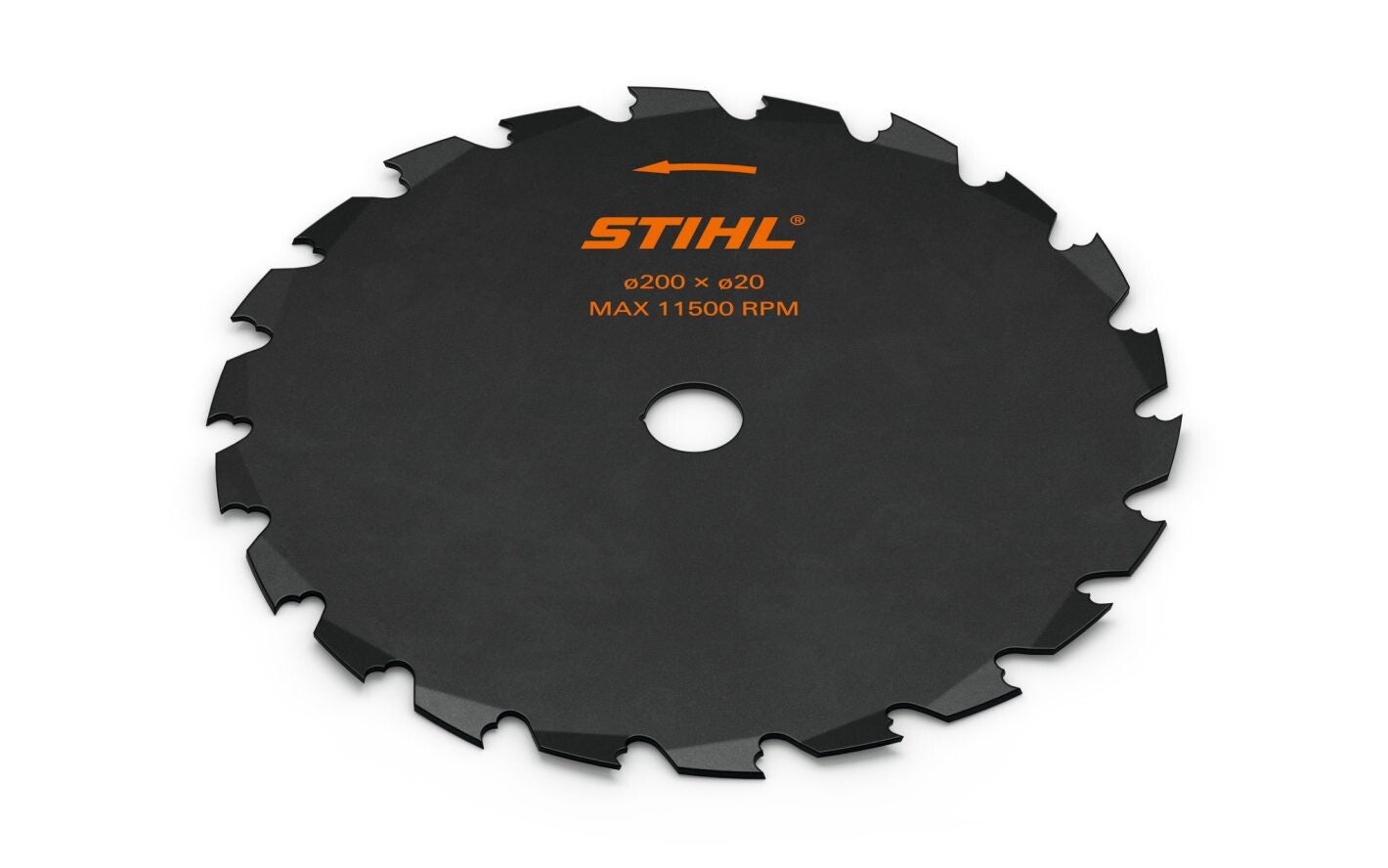 Lame scie dents douces Stihl diam 200 alèsage 20mm