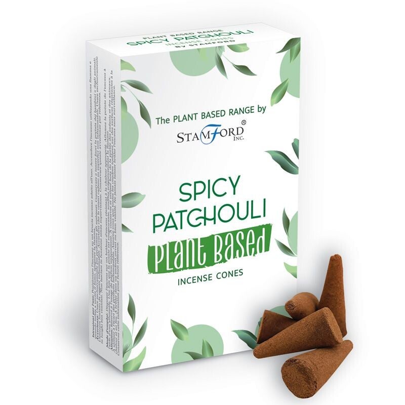 Kruidige Patchouli Plantaardige Wierook Kegels Stamford London