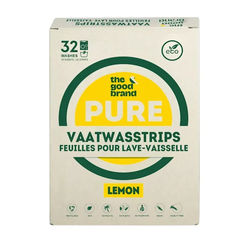 Zero waste vaatwasstrips – vegan & plasticvrij 32x