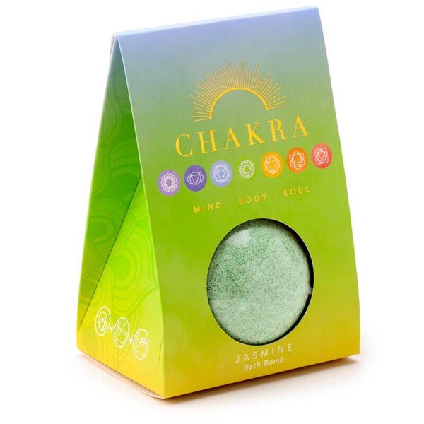 Vegan Bruisbal Chakra – Jasmine Bath Bomb in Gift Box