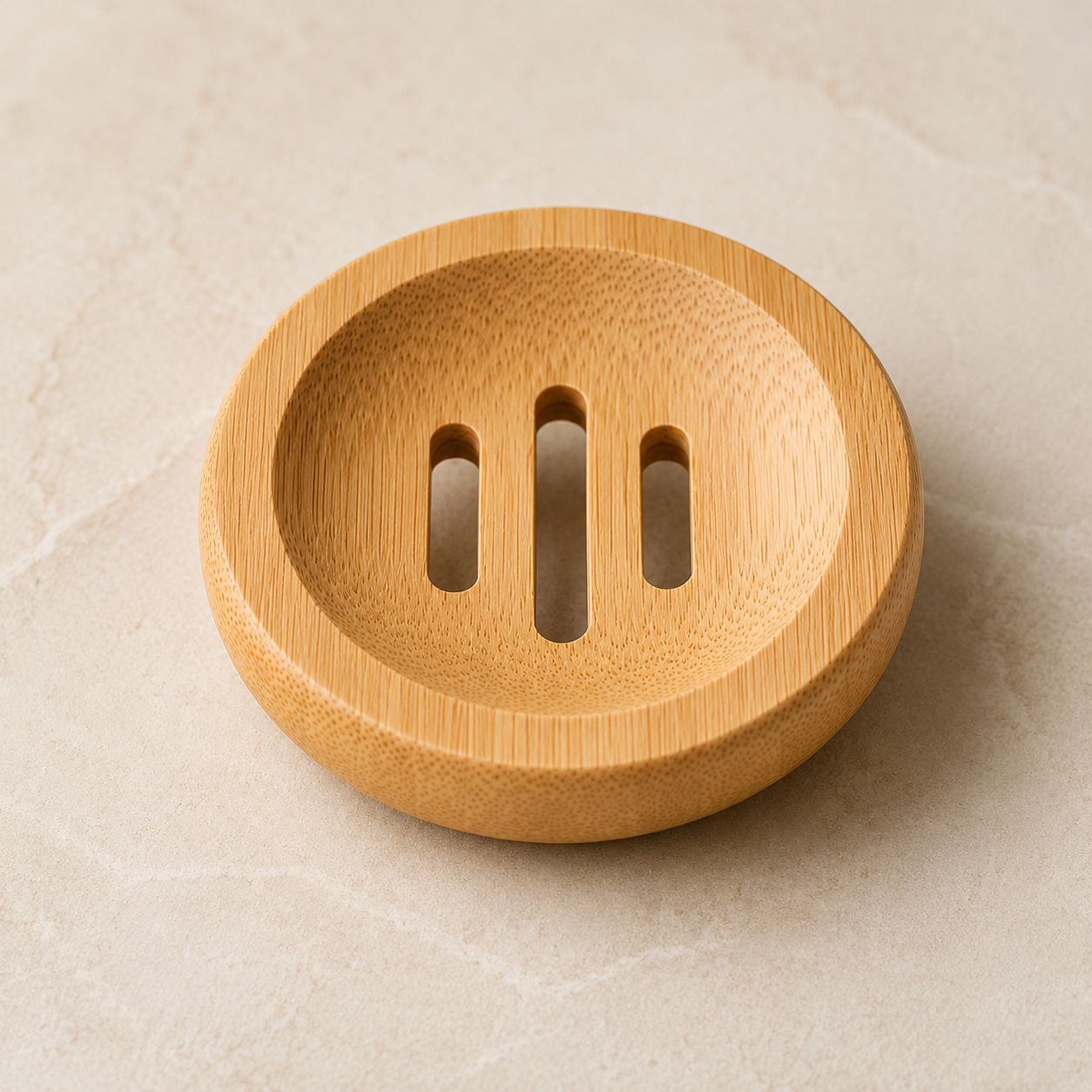 Bamboe Zeepbakje Rond Ø 8 cm - Voor Shampoo Bars & Zeep