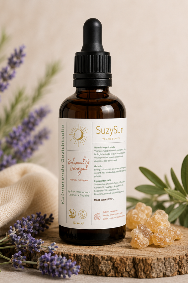 SuzySun Kalmerende Gezichtsolie met Lavendel & Frankincense 50 ml