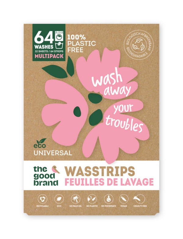 Wasstrips Universeel – 64 Wasbeurten | Vegan & Plasticvrij