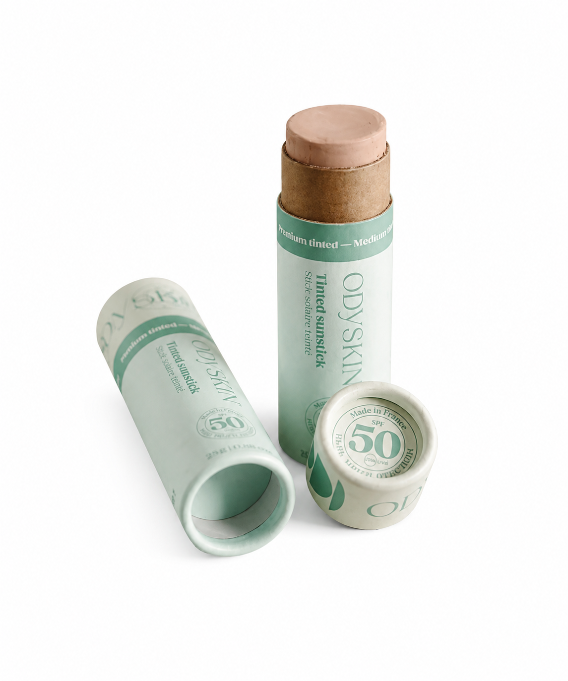 Tinted Sunstick SPF50 Odyskin 25gr - Minerale Zonnestick