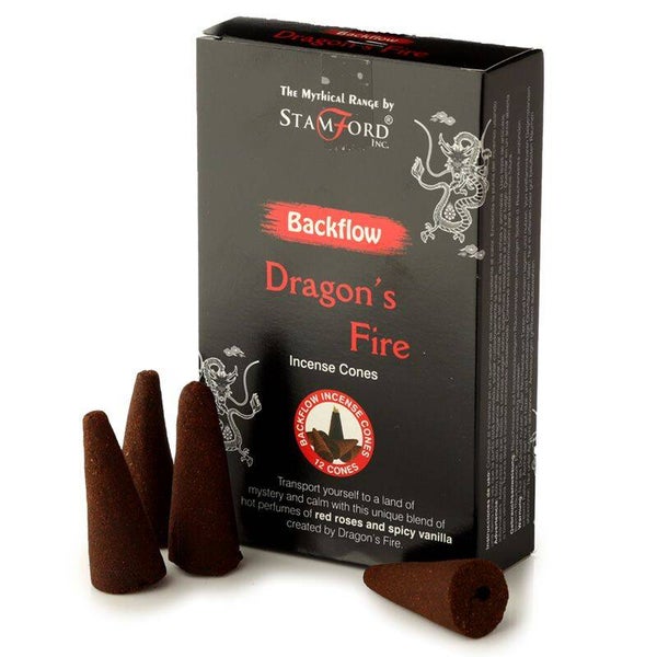 Plantaardige Backflow Wierook Kegels Drakenvuur –  Natuurlijk