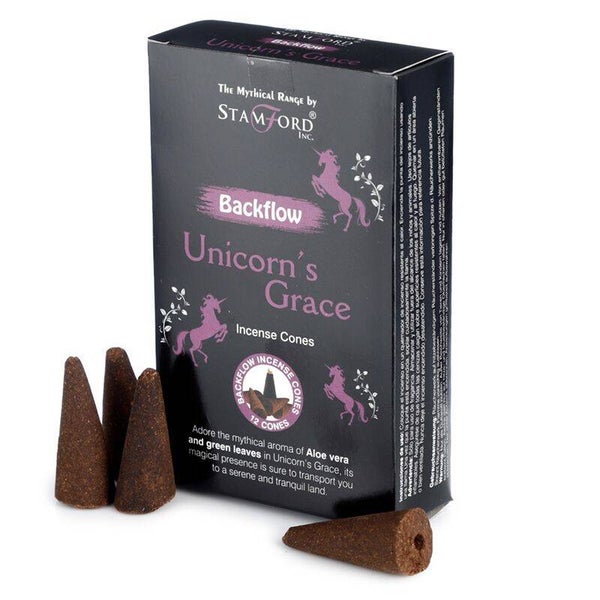Plantaardige Backflow Wierook Kegels Unicorn's Grace - Vegan