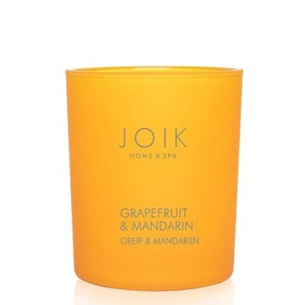 JOIK Vegan geurkaars Grapefruit & Mandarin van koolzaadwas