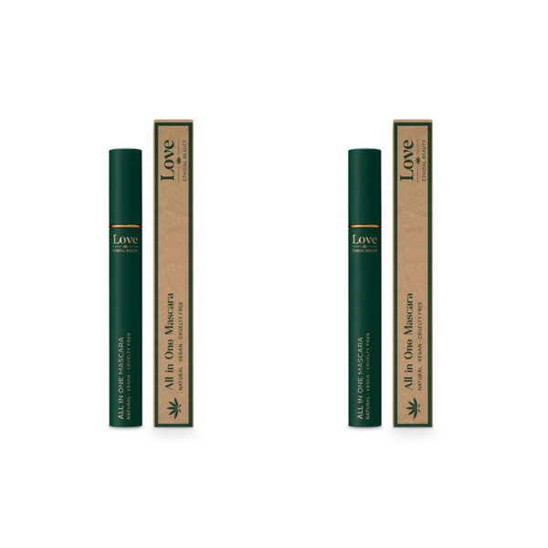 Voordeelset 2x Love Ethical Beauty All in One Natural Mascara