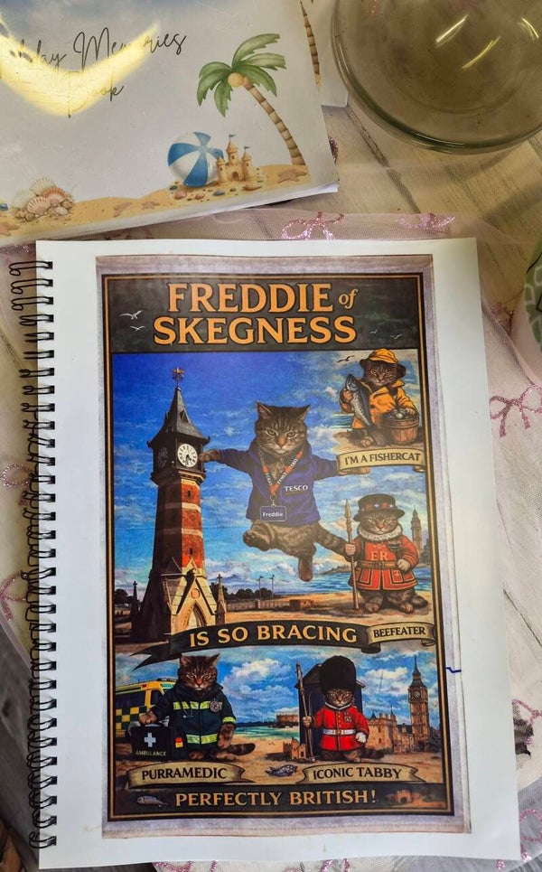 A4 freddie notebooks