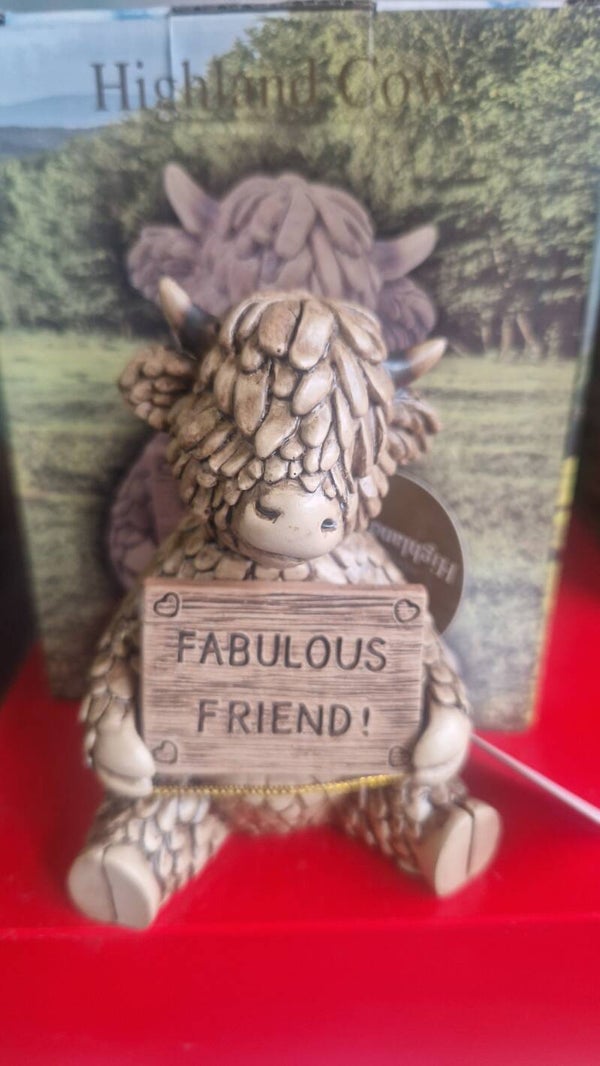 Cow ornament