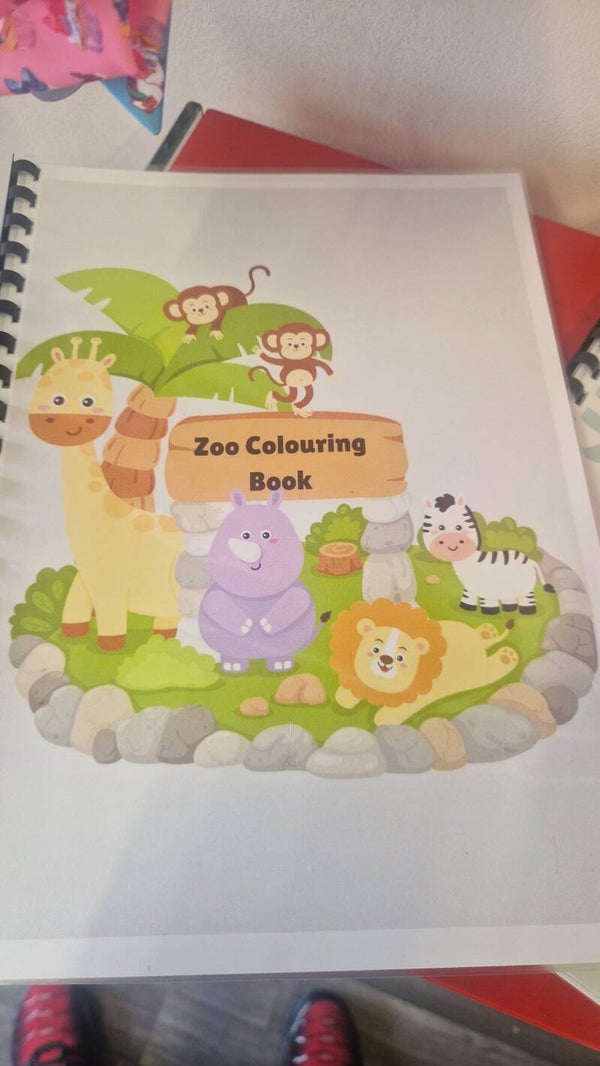 Animal colouring book
