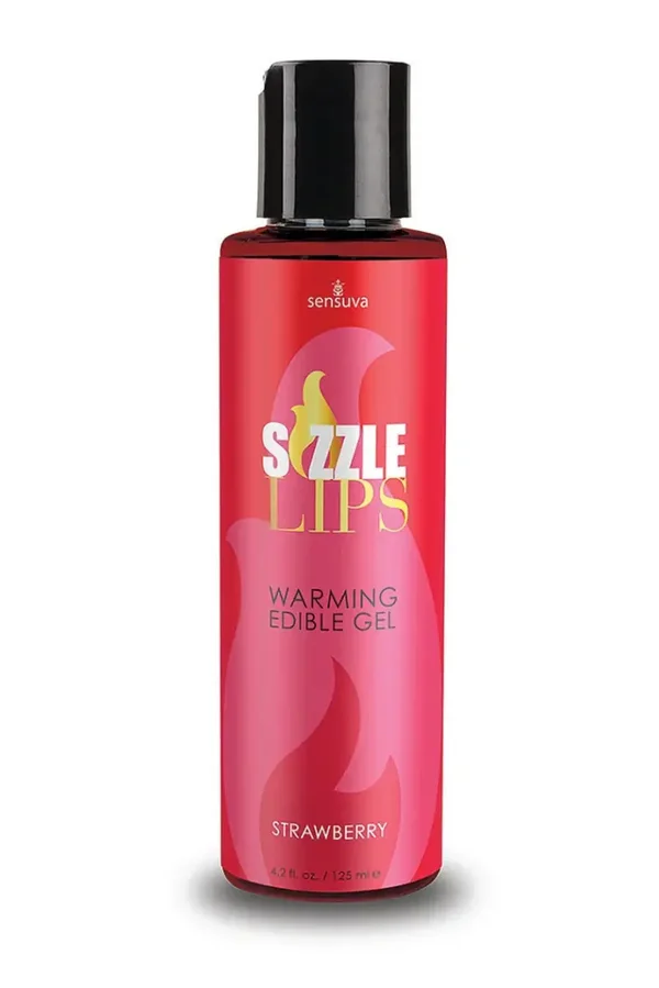 Sizzle Lips Warming Gel Strawberry  125ml
