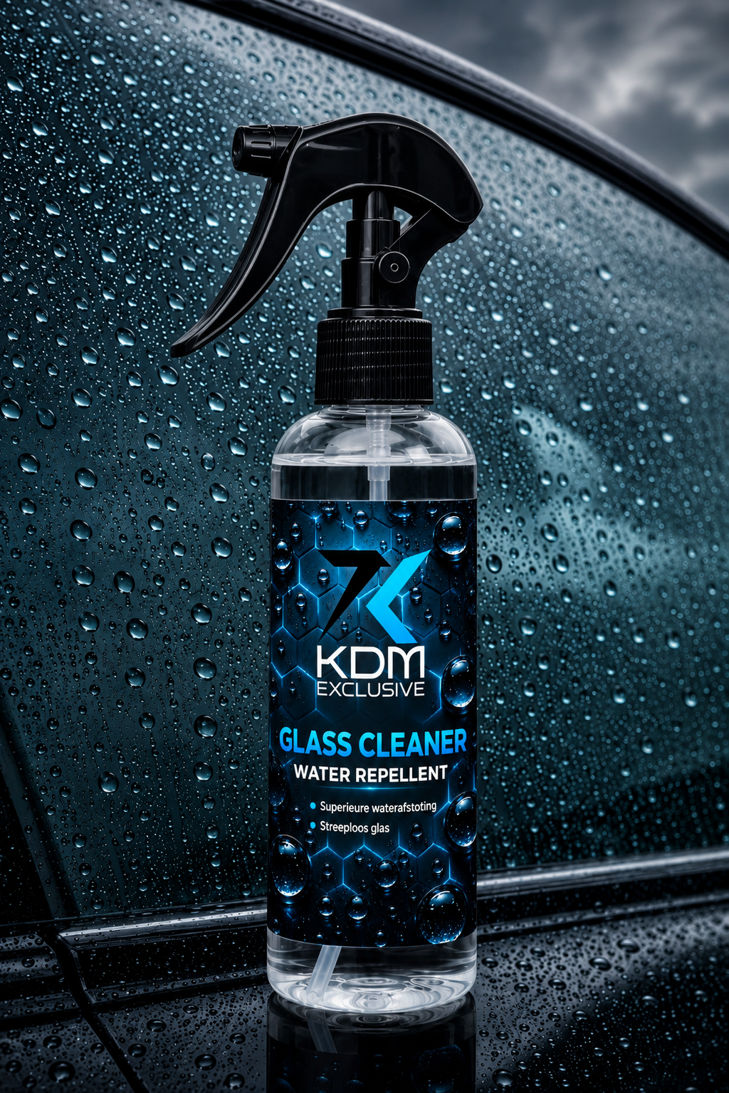 KDM EXCLUSIVE waterafstotend glasreiniger (300ML)