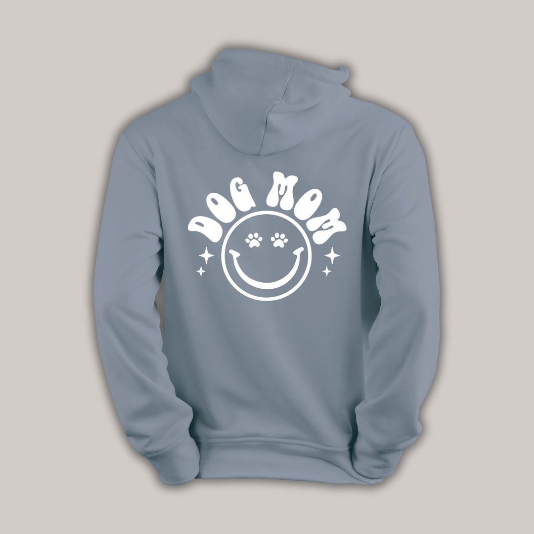 Basic hoodie - Dog mom smiley