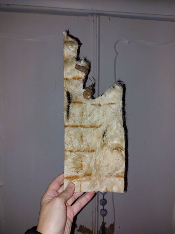 Pootvellen met haar per 500gram