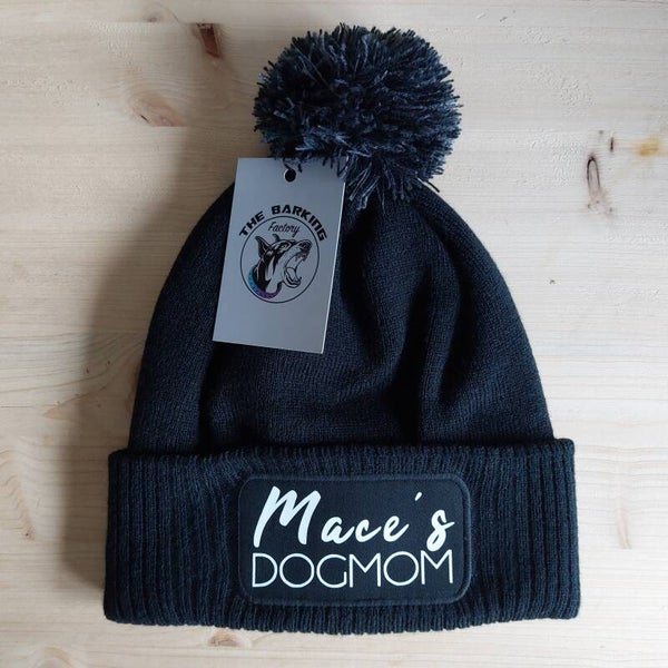 Beanie met naam & dogmom/dad