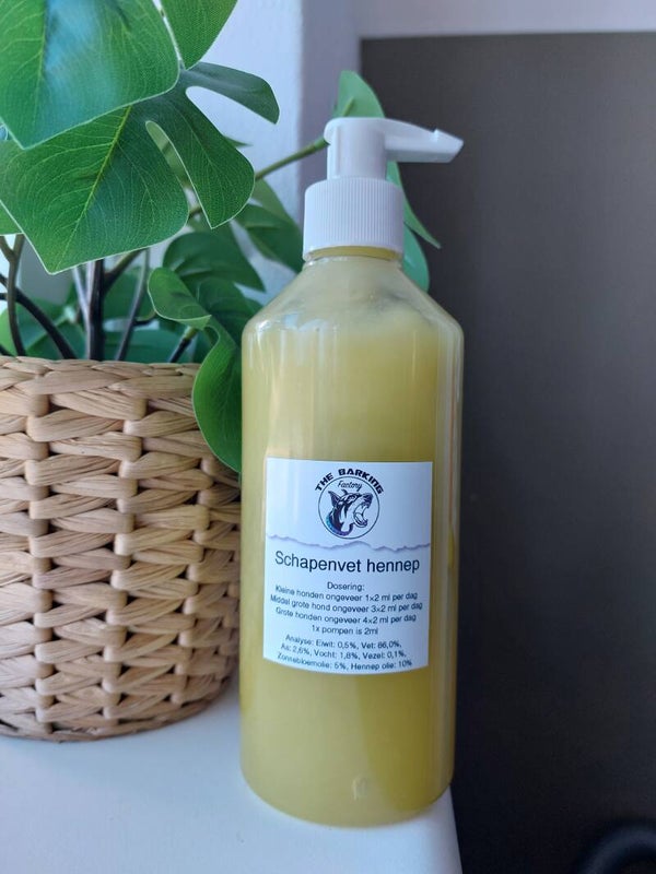 Schapenvet met hennep 500ml