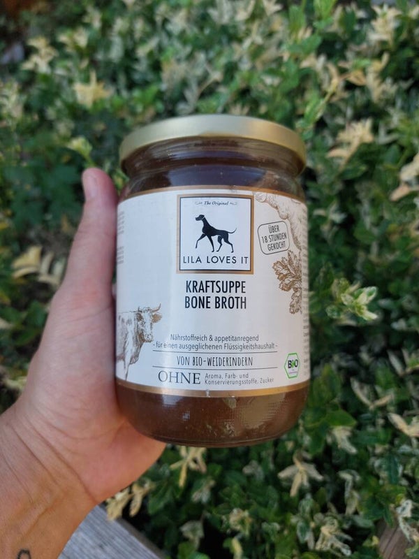 Bio Bone broth Lila loves it
