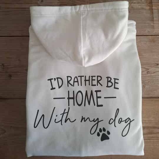 Basic hoodie - I'd rather be