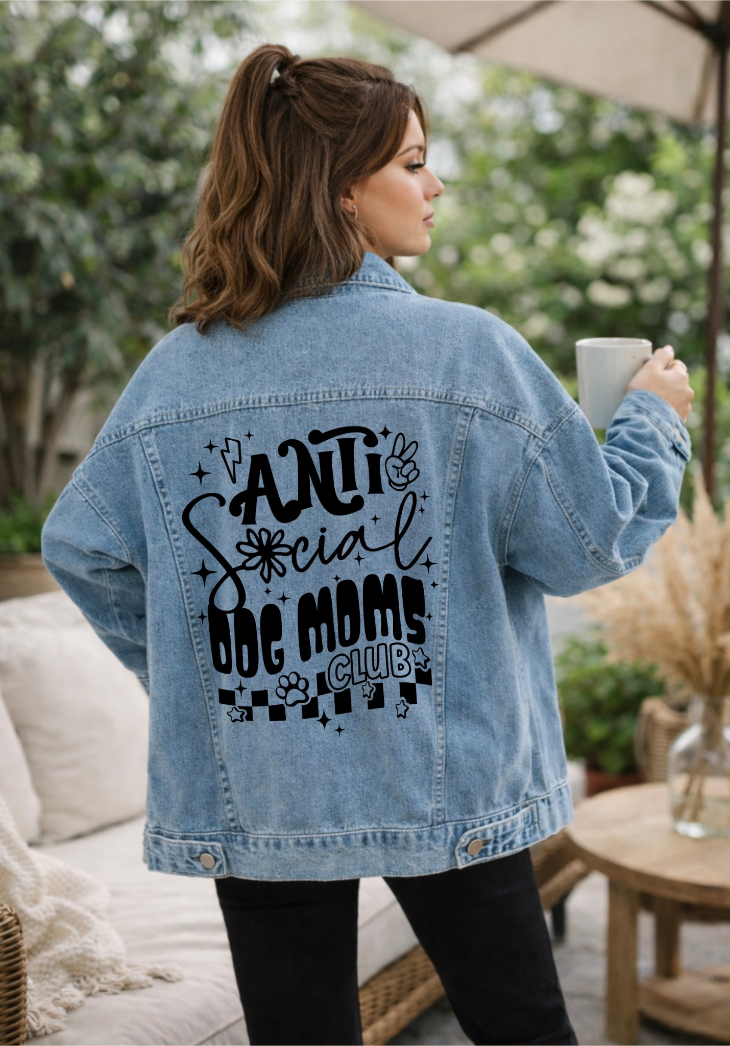 Basic spijkerjas - Anti Social